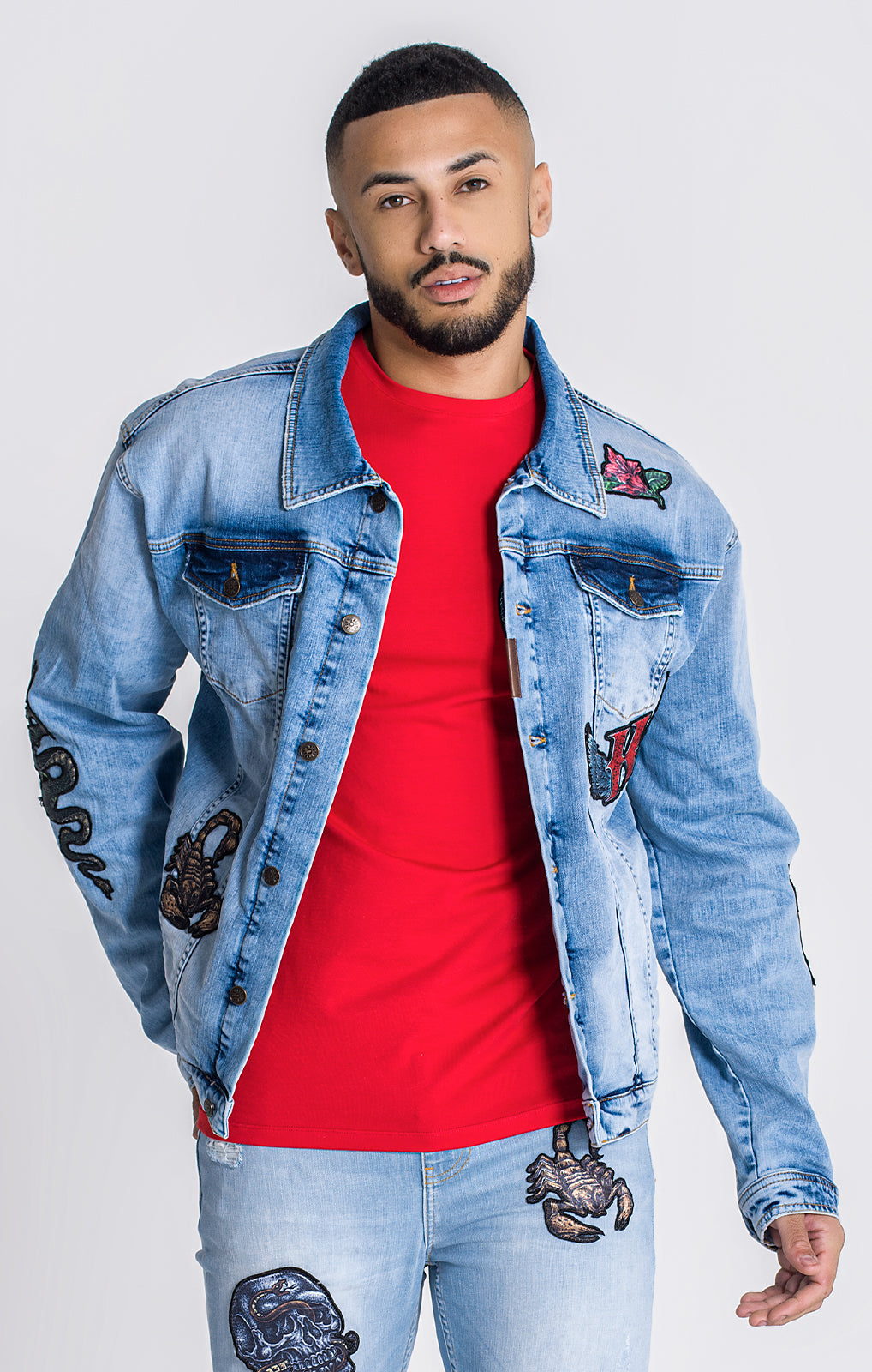 Light Blue Royals Denim Jacket