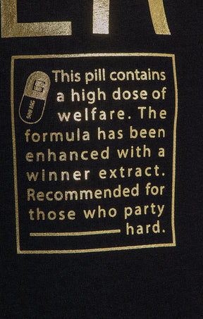 Black Hangover Gold Tee 