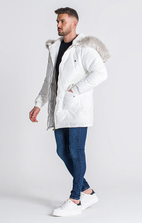 White Courchevel Coat